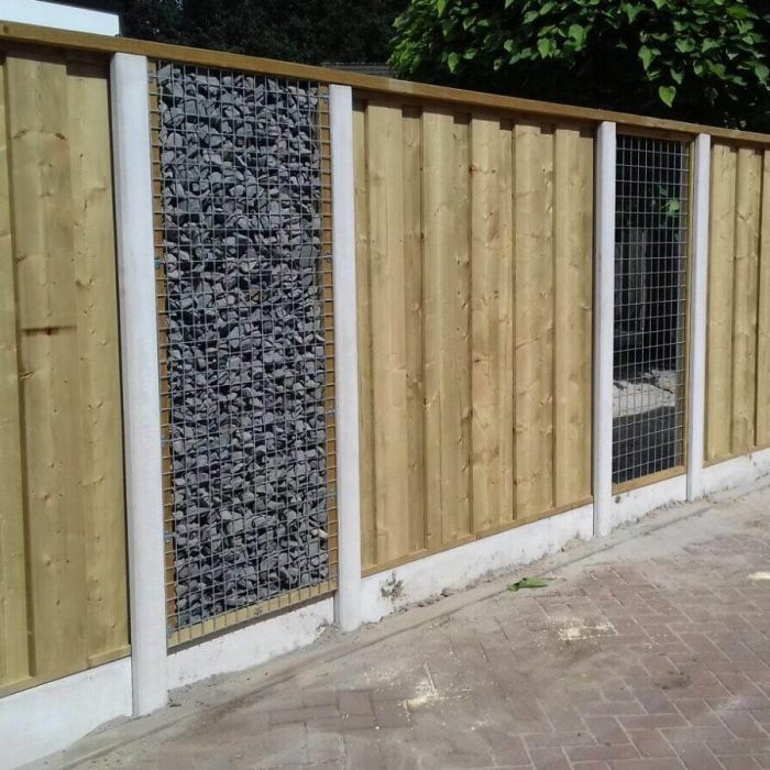 Mooie verticale schutting van Twente schutting de Schuttingbouwer