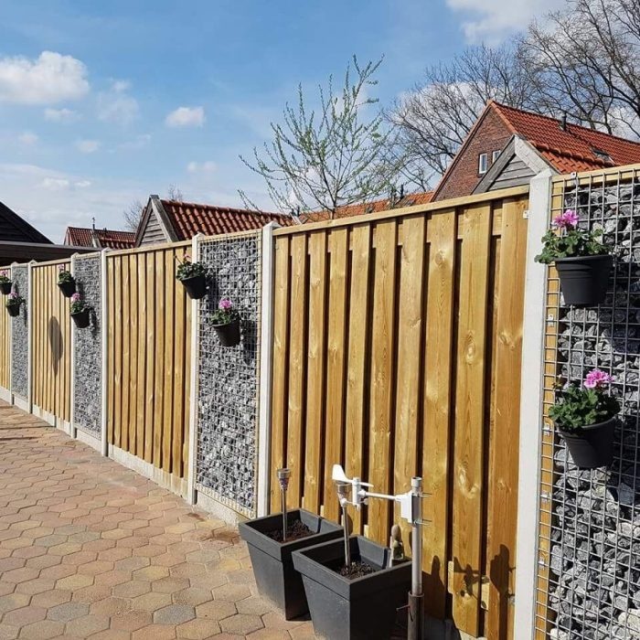 Twente Schutting voor uw Verticale houte beton schutting