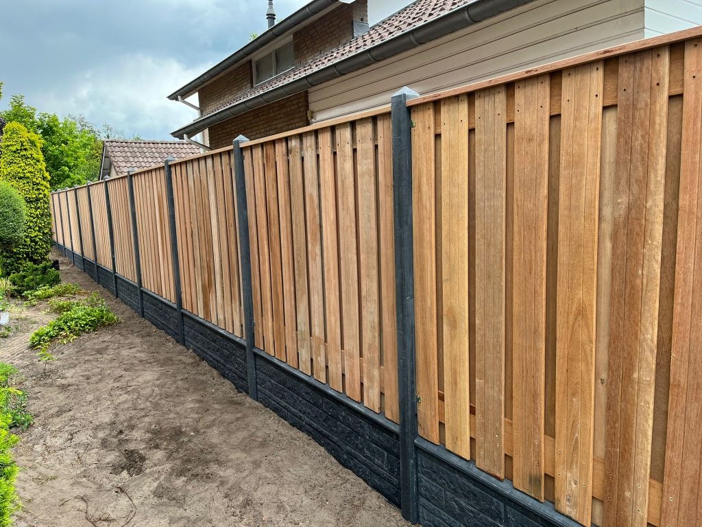 Schuttingbouwer uit Twente voor de mooiste hout beton schuttingen