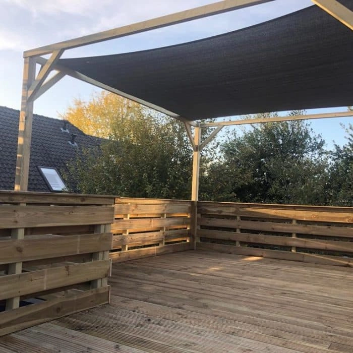 Mooie zitplaats gemaakt door Twente Schuttingen