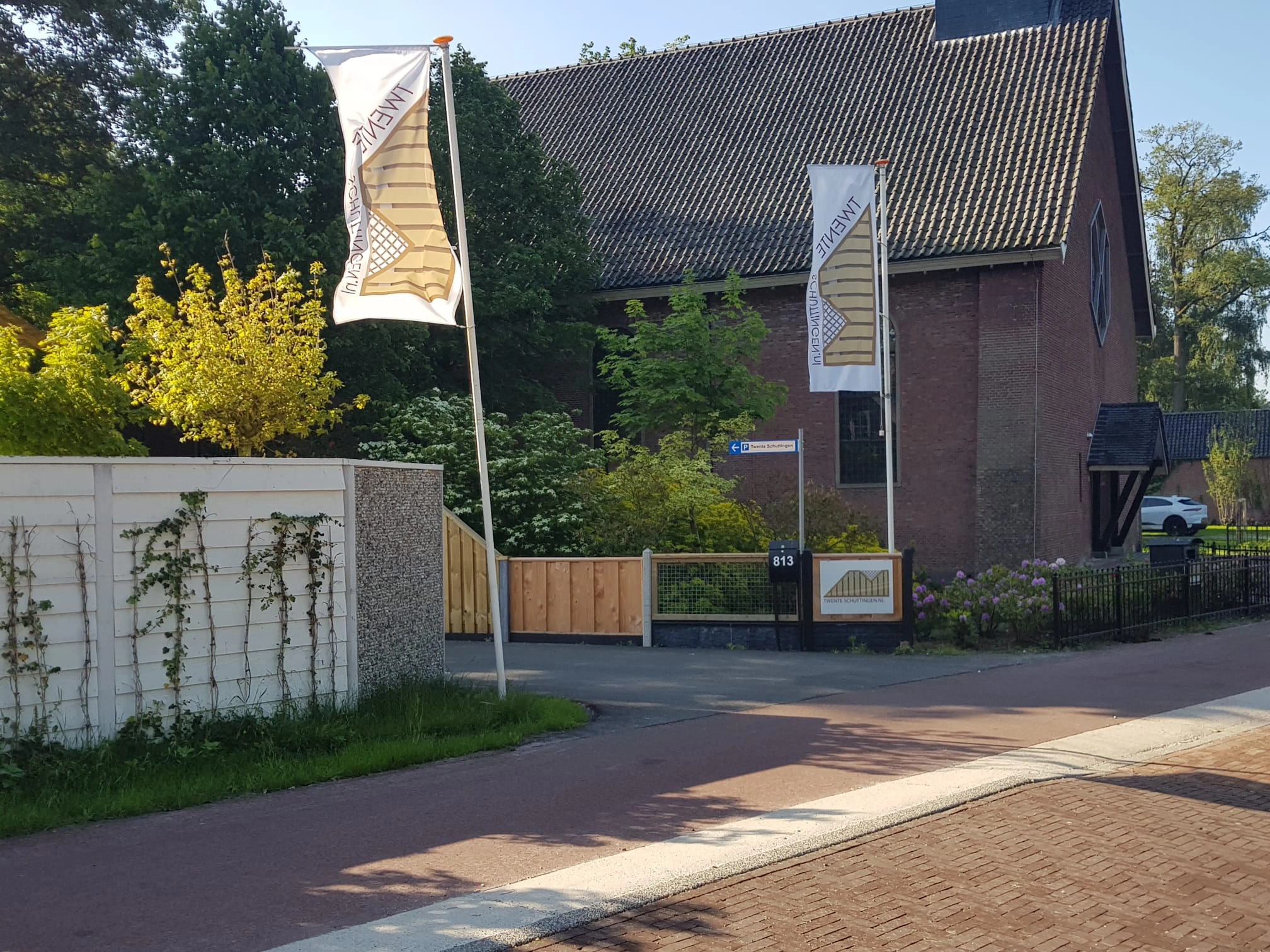 Twente schuttingen ingang